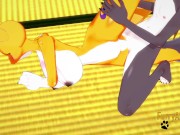 Digimon Hentai - Taomon & Grey Fox Hard Sex 2/2 6/16