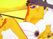 Digimon Hentai - Taomon & Grey Fox Hard Sex 2/2 8/16