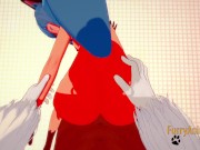 BNA Hentai - Michiru Yiff at Toilet 3/3 14/16