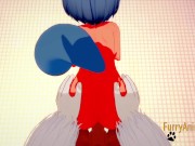 BNA Hentai - Michiru Yiff at Toilet 3/3 3/16