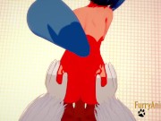 BNA Hentai - Michiru Yiff at Toilet 3/3 5/16