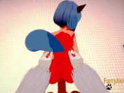 BNA Hentai - Michiru Yiff at Toilet 3/3 9/16