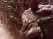 Close up of very hairy pussy! Hairy fetish! 16/16