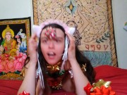 Buddhist Chakra Spiritual Slut PinkMoonLust Happy Holidays Christmas Bows on Chakric Points 16/16