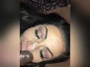 Smoking my vape while he’s cumming all over my face (part of the ending scene from new vid) 11/16