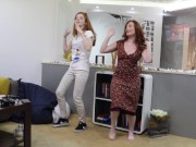 Two Redheads Have a Dance-off 14/16