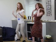 Two Redheads Have a Dance-off 7/16