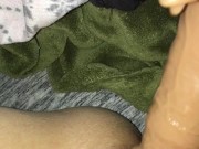 Wet pussy rubbed with big cock toy - Volume Up 7/16