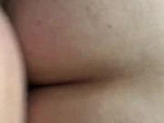 Husband gets sloppy seconds after bull leaves me filled  10/16