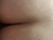 Husband gets sloppy seconds after bull leaves me filled  16/16