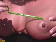 skinny slippery mature Outdoor Fisted 1/16