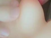 素人変態日本人女子が睾丸とアナルを舐め回し手コキとパイズリでマゾ男を射精させる 4/16