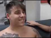 Mom watches her son do a porno with a model! 10/16