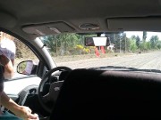 Joven desconocida, me masturba en el auto en la calle 11/16