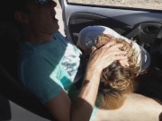 Joven desconocida, me masturba en el auto en la calle 15/16