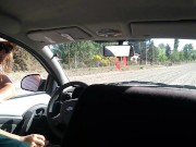 Joven desconocida, me masturba en el auto en la calle 7/16