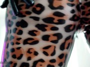 Amazing FaceSitting POV FemDom latex rubber Arya Grander 9/16