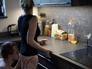  I like to fuck in the kitchen, listen to my orgasm honey (free 2/16