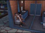 Lesbian sex in the toilet of the city library | porn cartoon 8/16