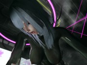 skyrim sexy latex catsuit girl X monster 12/16