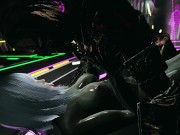 skyrim sexy latex catsuit girl X monster 15/16