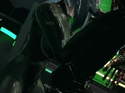 skyrim sexy latex catsuit girl X monster 4/16