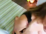 stepmom & Friend suck stepson’s black bestfriend bbc 1/16