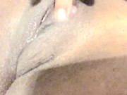 Watch ebony babe make pussy cum