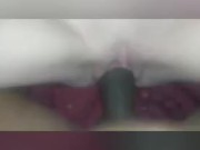 Bbc stretches out my russain pussy he came all over me 13/16