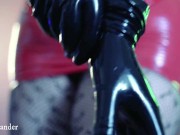 Sexual latex rubber glove fetish Arya Grander 1/16