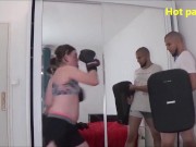 Female boxing training: Calista is a very strong and powerful woman 14/16