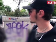 BumsBus - Hot Asian Brunette Somiet Fash Shows her Boobs In Public Before Riding Cock In The Sex Bus - LETSDOEIT 2/16