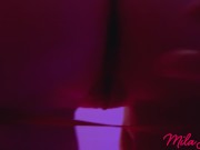 Xmas Try On - Red Lingerie + Stockings 7/16