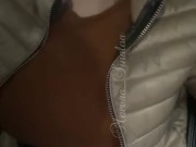 Maevaa Sinaloa - chasse à l’homme je me fait baiser et j’avale le sperme d’un inconnu dans 1 parking 3/16