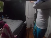 Voyeur nurse changing into scrubs nice saggy tits nipples milf 14/16