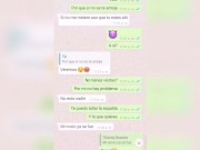 Rommie me pasa la toalla y me la termino cogiendo, haciendo facial y  lluvia dorada 3/16