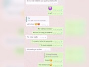 Rommie me pasa la toalla y me la termino cogiendo, haciendo facial y  lluvia dorada 4/16