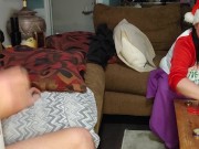 Tarablee Hotz - Santa wishes me a merry cannabis, we smoke a joint then I squirt all  over him 2/16