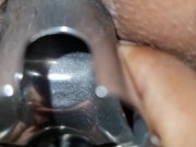 Sri Lanka girl Experiencing Pussy vaginal expansing toy 3/16