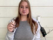 Innocent Cigarette Smoker With Hard Nips 11/16