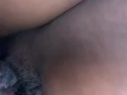 Cumming deep inside my sister-in-law's black pussy 9/16