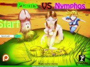 порно игра [Plants vs Nymphos] отбиваемся от студенток в лесу