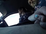 Fondle swollen balls in public 11/16