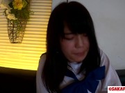 人生初潮吹きで大洪水のツルピタまんこ 瞳の大きな可愛い素人がイキ祭り 貧乳ちっぱいがスカートで正常位中出し 個人撮影 ハメ撮り セーラー服アヘ顔 デンマ ver まお 7 OSAKAPORN 11/16