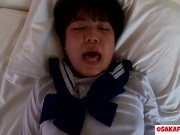 人生初潮吹きで大洪水のツルピタまんこ 瞳の大きな可愛い素人がイキ祭り 貧乳ちっぱいがスカートで正常位中出し 個人撮影 ハメ撮り セーラー服アヘ顔 騎乗位 バック ver まお 9 OSAKAPORN 7/16