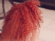 Sucking dildo at my best friend's house 8/16