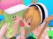 Kobayashi-san Chi no Maid Dragon Tohru AND Quetzalcoatl 3D HENTAI 1/16