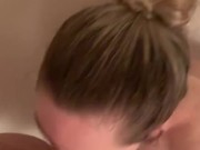 Walked in on my roommates GF taking a shower. Watch how it ends. 9/16