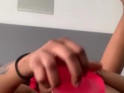 Playing with my pretty pussy until I squirt and cream  12/16