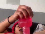 Playing with my pretty pussy until I squirt and cream  16/16